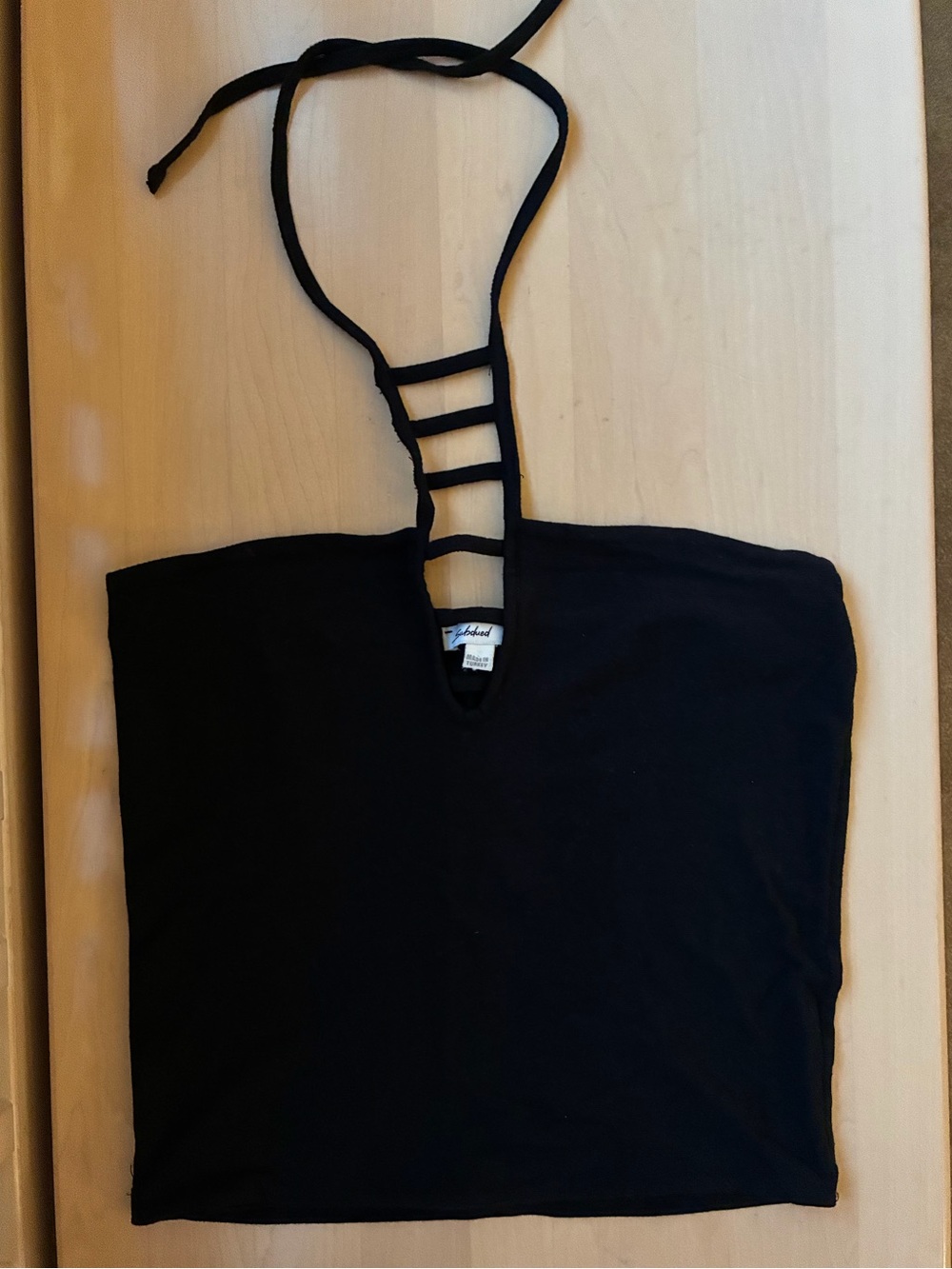 Black Halter Top